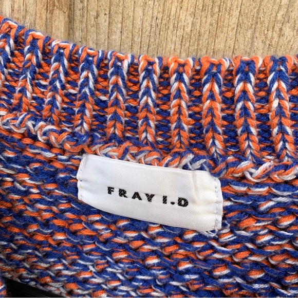 FRAY I.D Cropped Heavy Knit Pullover Sweater Size XS - Picture 2 of 6